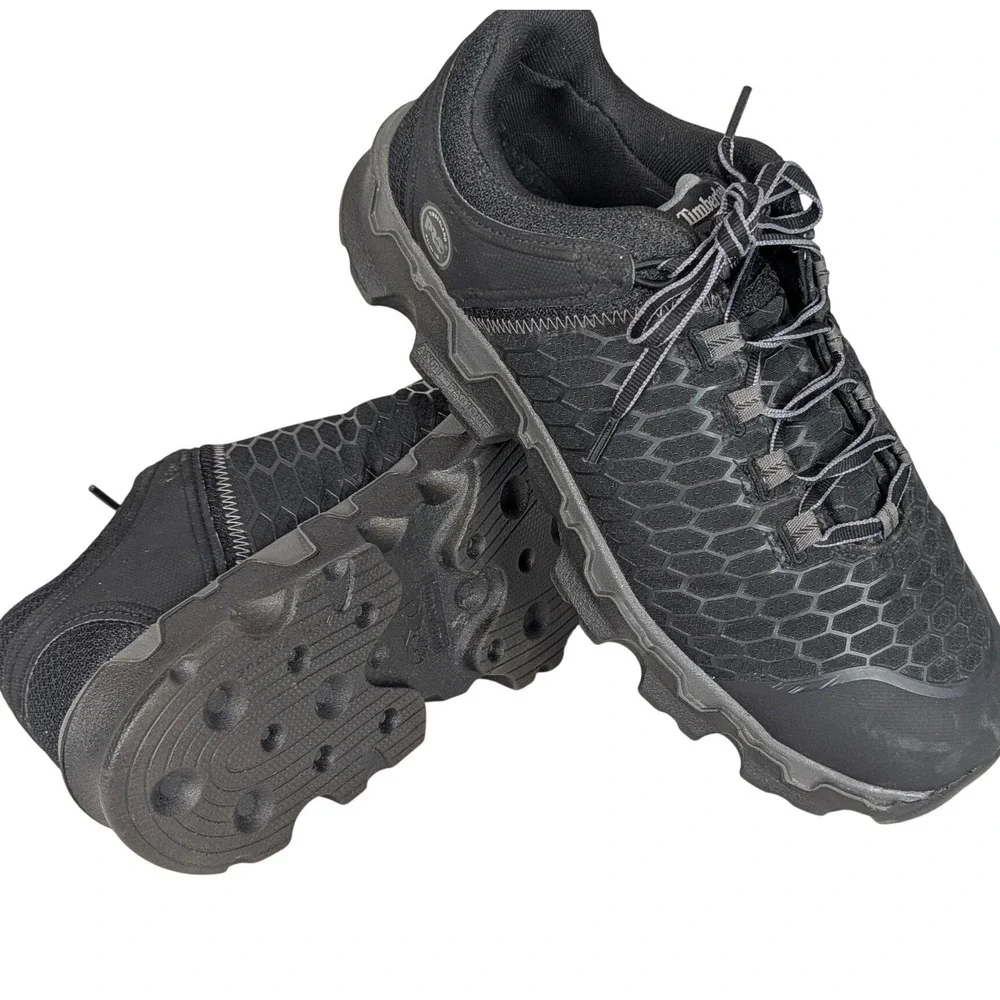 Timberland PRO Powertrain Sport Alloy Toe Work Shoes Mens 10.5 Black A176A EH